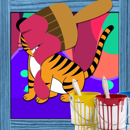 Paint Games Bear Zoo Version iOS App