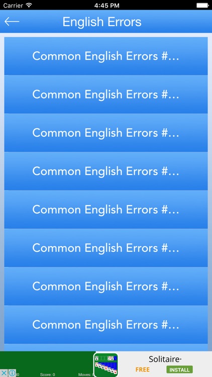 Common English Errors - Improve Your English