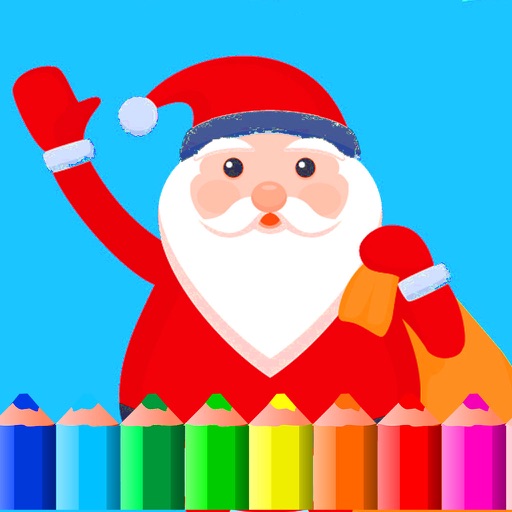 Coloring book Christmas & New Year painting games iOS App