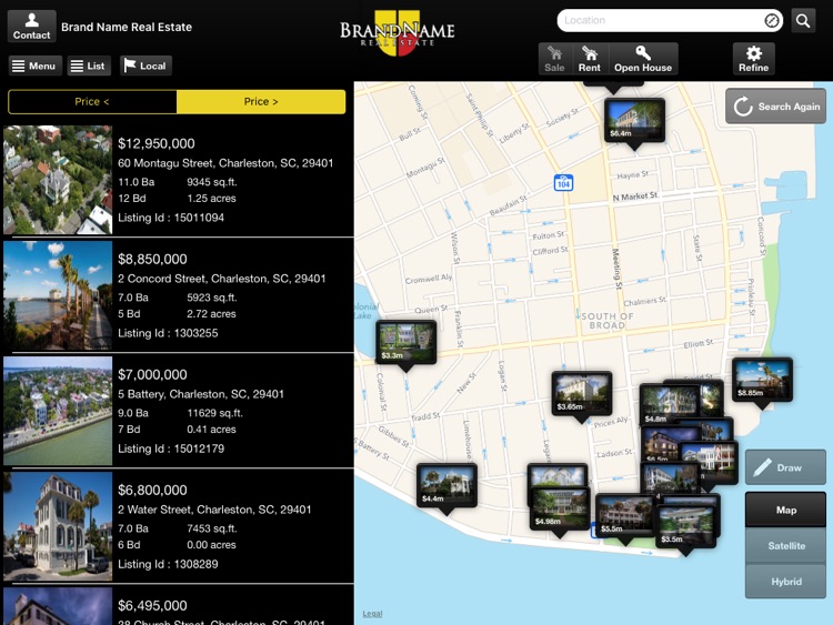 Brand Name Real Estate for iPad