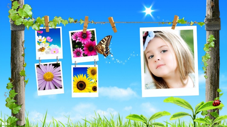 Lovely Flower Frames - cutest photo frame app. screenshot-3