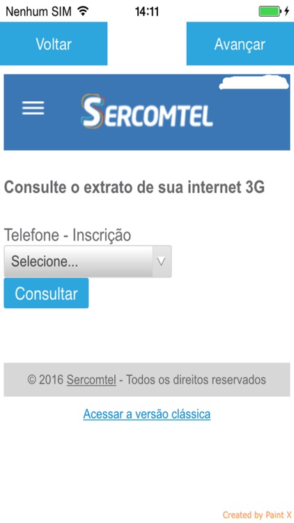 Área do Cliente Sercomtel screenshot-4