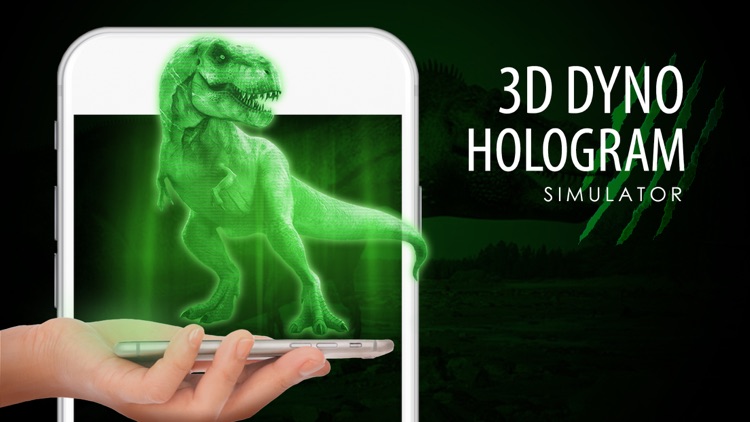 3D Dino hologram simulator