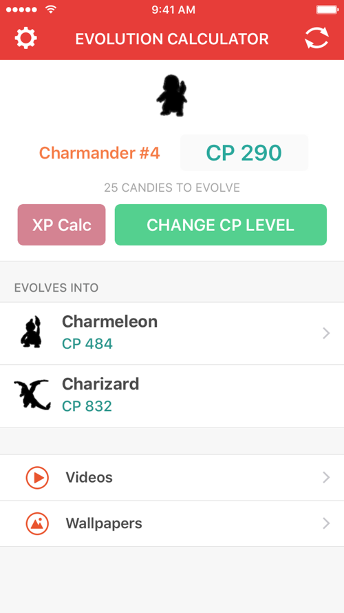 Evolution Calculator For Pokemon Go Xp Cp Free Download App For Iphone Steprimo Com