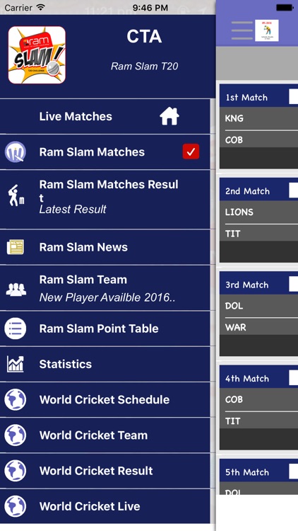 CSA T20 Schedule,Live Score,Results screenshot-4