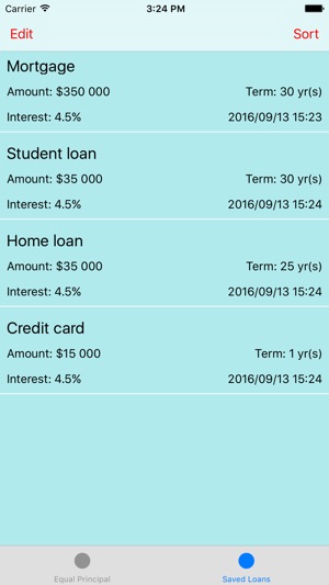 Loan Manager: Calculate loans with Equal Principal(圖4)-速報App