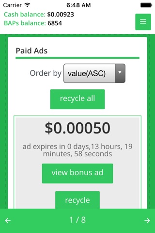 PaidVerts Mobile screenshot 2