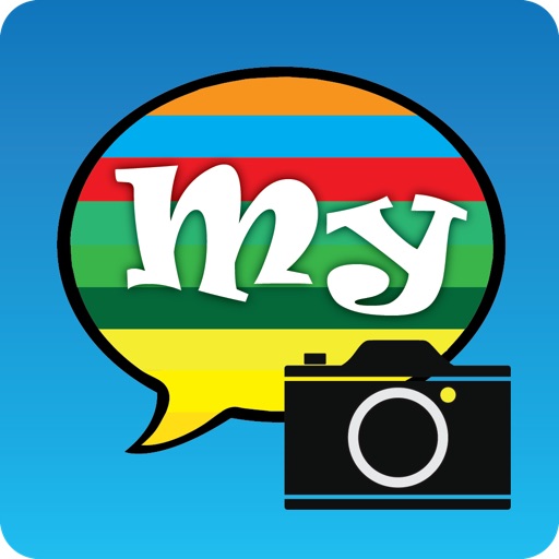 My color text – fast message with your photo, textures, animations