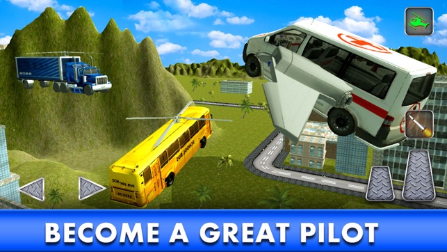 Ambulance Air Craft: Flying Car Driver Simulator(圖4)-速報App