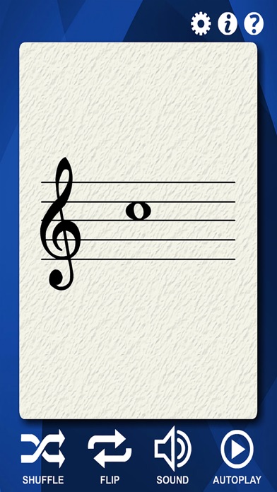 Violin Notes Flash Cards Screenshot 1