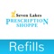 Seven Lakes Prescription Shoppe is an easy-to-use app that allows pharmacy customers to manage their entire family's prescriptions, order refills, set medication reminders, and find pharmacy location information