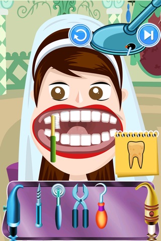 Awesome Beautiful Bride Dentist Pro - best little kids dentist game screenshot 2