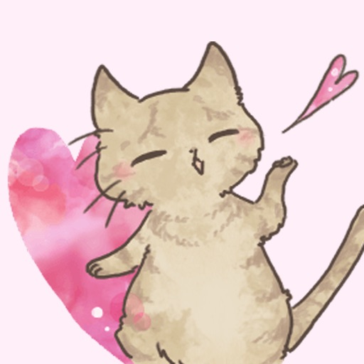 Cuca the Cat - Happy Kitty Stickers and Gif