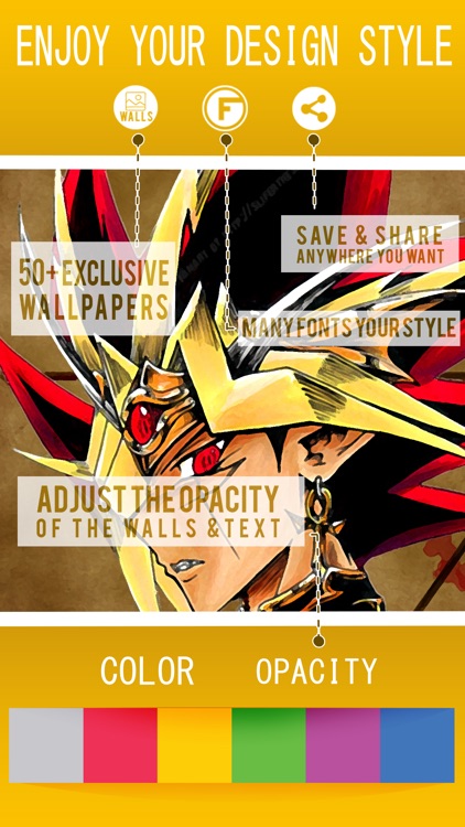 Fonts Shape Manga Wallpapers Pro “For Yu-Gi-Oh! ”