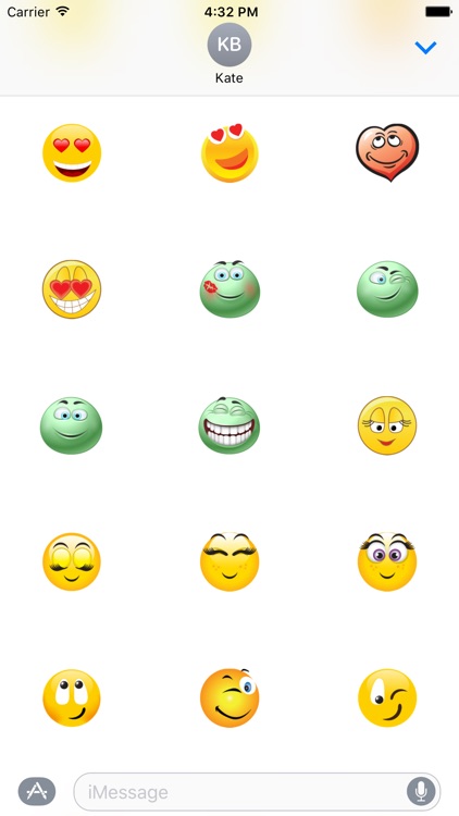 Happy Smilies "Big Smile Stickers" for iMessage