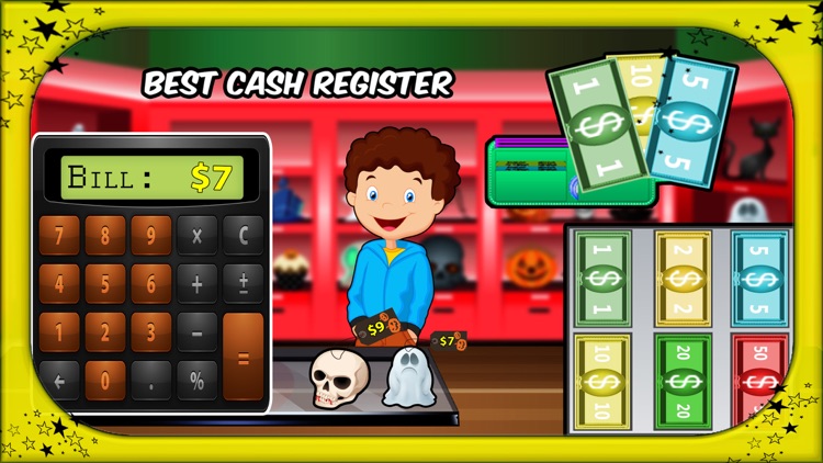Halloween Supermarket Shopping- Store Cashier screenshot-3
