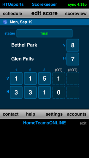 HTOsports Scorekeeper(圖1)-速報App