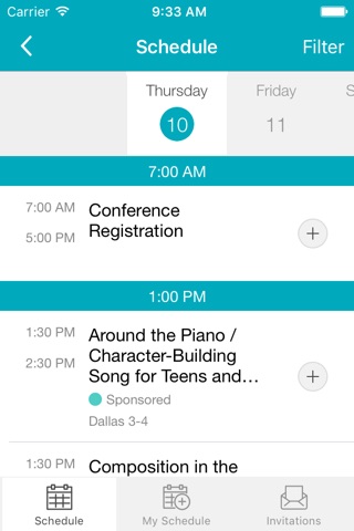 NAfME In-Service Conference 2016 screenshot 4