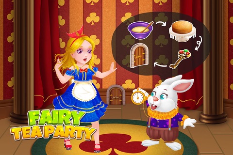 Alice Tea Party in Wonderland - Fairy Tale Cake Maker screenshot 3