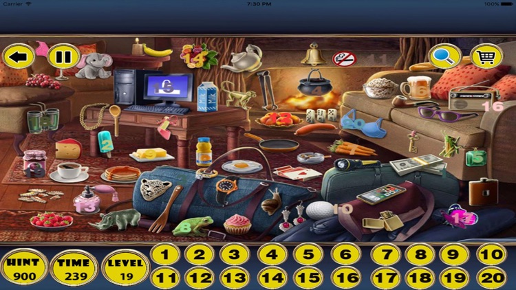 Living Room Hidden Number Search & Find Hidden Object Games By Sheetal 