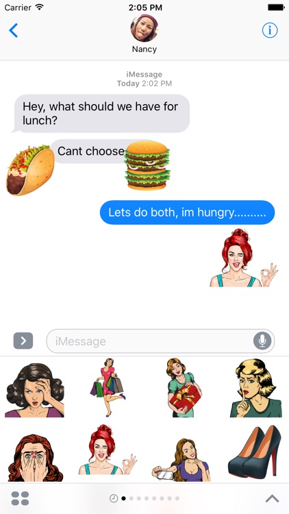 Girls Essentials – Badass Stickers for iMessage