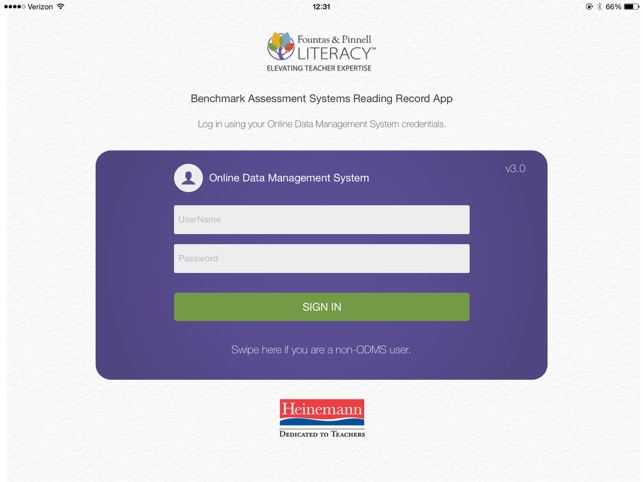 F&P BAS Reading Record Apps