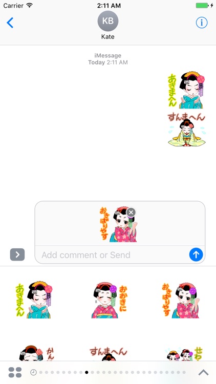 Maiko stickers - emoji - emoticons for iMessage
