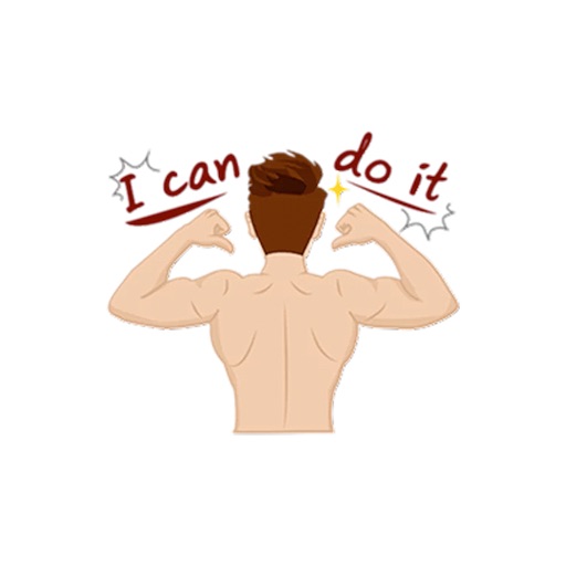 6-Pack Abs Guy Emojis & Stickers icon