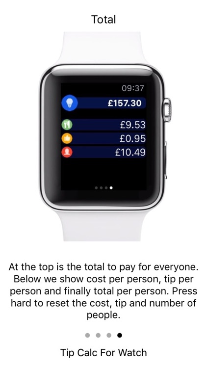 Tip Calc For Watch screenshot-3