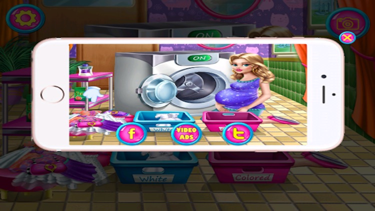 Laundry Mania: Daycare Activities Games For Girls