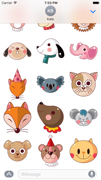 Animal Funny Sticker Pack 01