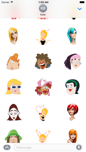 Pretty Ladies Sticker Pack(圖1)-速報App