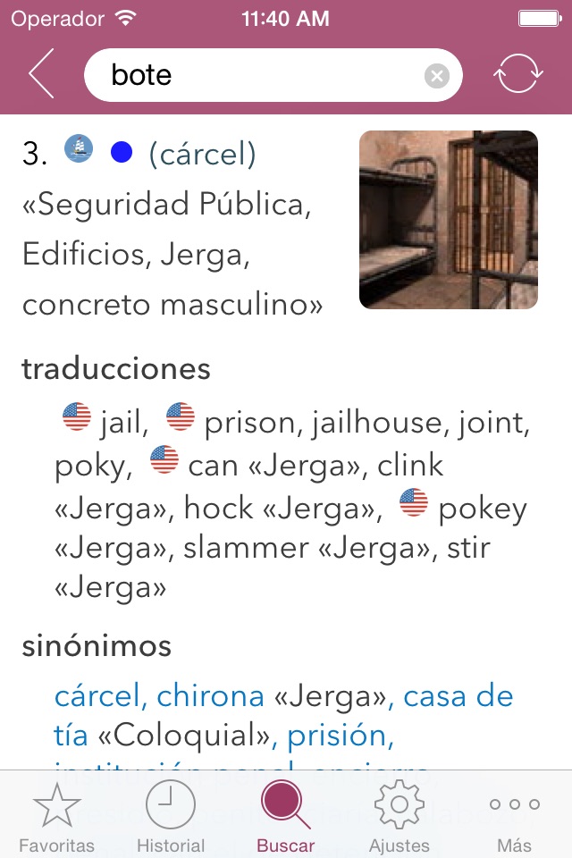 Spanish Slang Dictionary screenshot 4