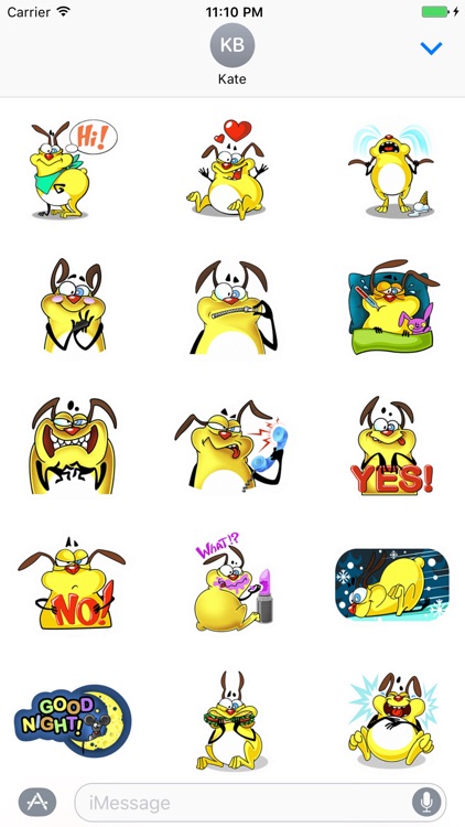 Crazy Dog - Cutest dog stickers for iMessage