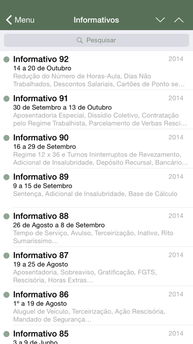 How to cancel & delete Informativos do TST (Original) from iphone & ipad 2