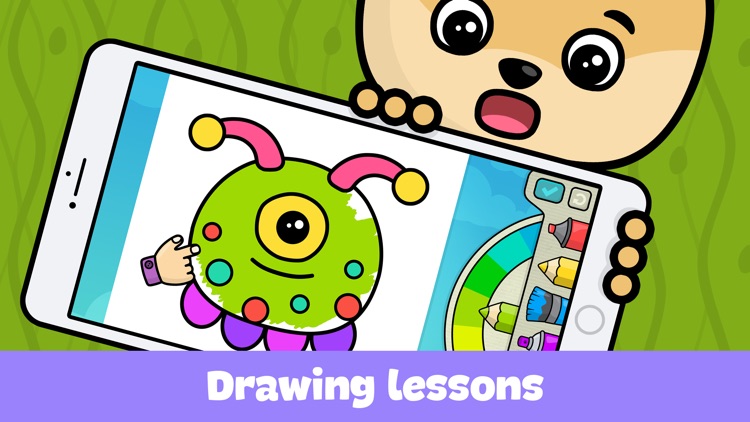 Kids coloring book - games for boys and girls free screenshot-0