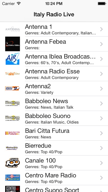 Italy Radio Live Player (Italian/Italia/italiana)