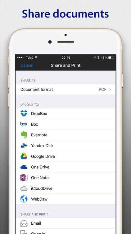 SharpScan Pro + OCR: scan documents to clean PDF screenshot-4