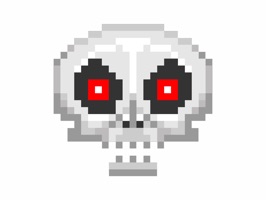 Pixel Skull Stickers For iMessage is a fun stickers pack for iMessage