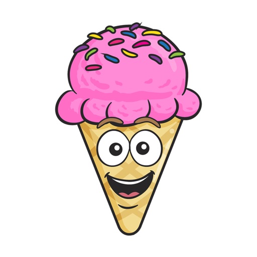 Ice Cream Cone Stickers icon