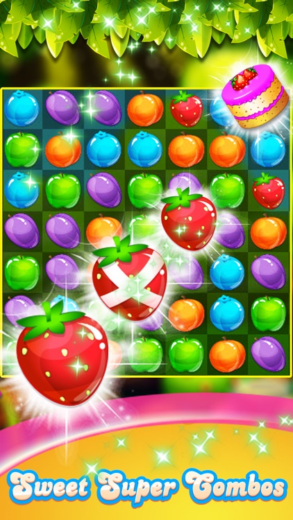 Charm Fruits Garden - New Sweet Match3 Blast