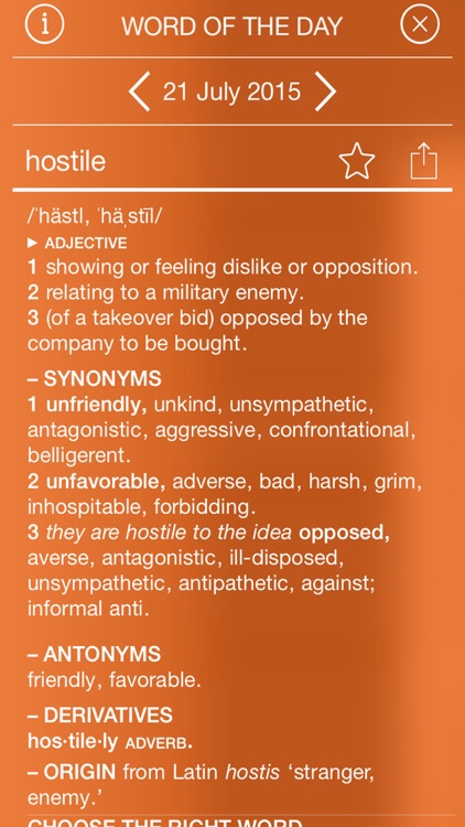 Oxford American Dictionary and Thesaurus screenshot-3