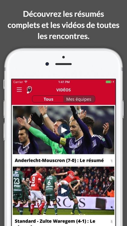 Jupiler Pro League - official app