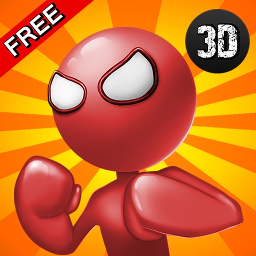 3D Stickman Fight Animation - Stick Figure Fighting Warrior 