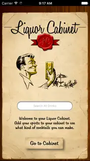 liquor cabinet - cocktails & drinks iphone screenshot 1