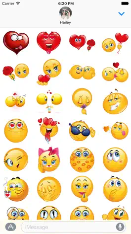 Game screenshot Love Emoji for iMessage apk