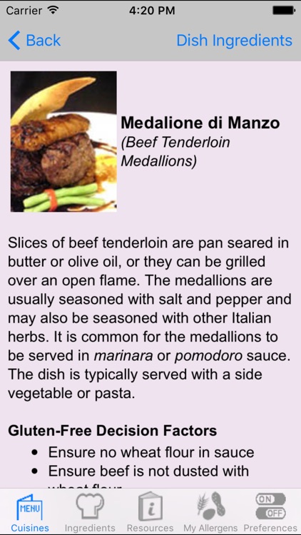 iEatOut Gluten Free & Allergy Free screenshot-4