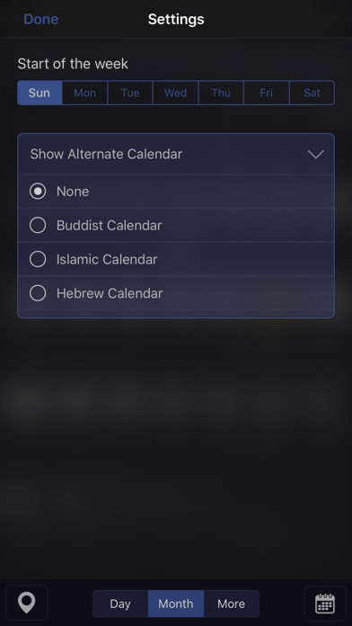 Moon Calendar Pro screenshot1