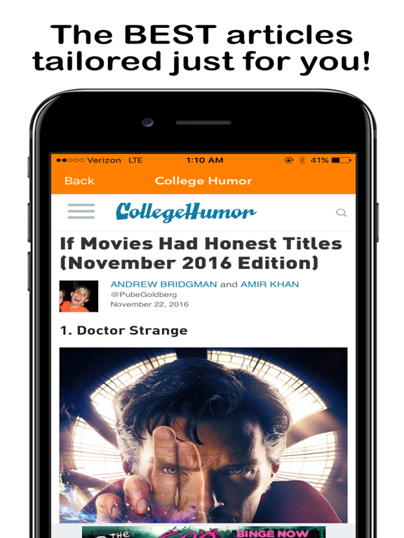 Screenshot #6 pour FOXY - News RSS Feed Reader for Mashable & Cracked