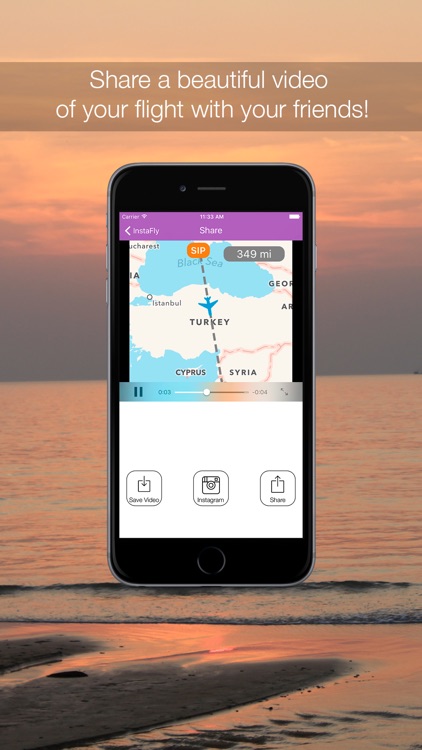InstaFly — beautiful video of your flights! screenshot-0
